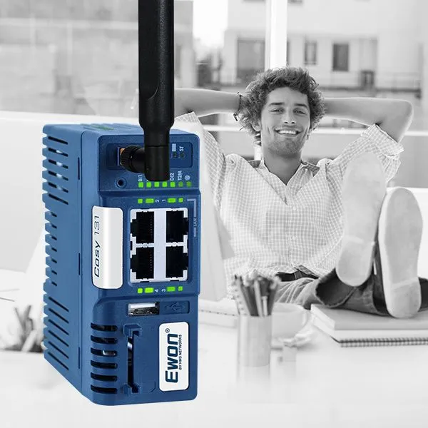 Op afstand uw gebouwinstallaties inzien met Ewon