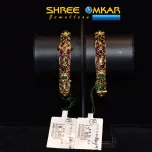 Ruby + Emerald Bangles