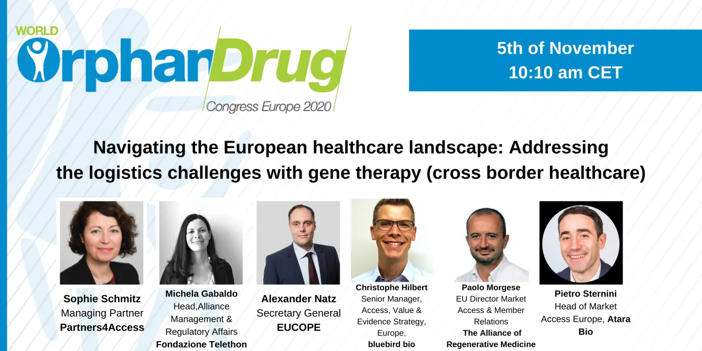 Navigating the European healthcare landscape: Addressing the logistics challenges with gene therapy (cross border healthcare)