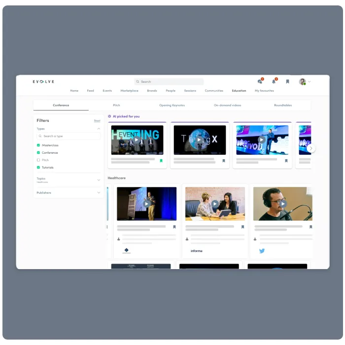 Exhibitor Product Marketplace
