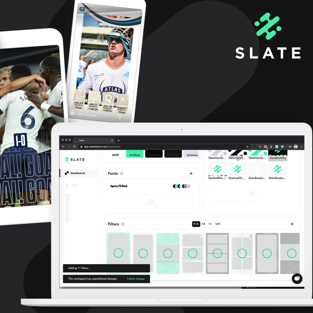 Slate - Web & Mobile Platform for Social Media Content Creation & Brand Management