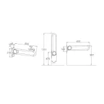 XHA-U622 U-shaped Toilet Support Rails