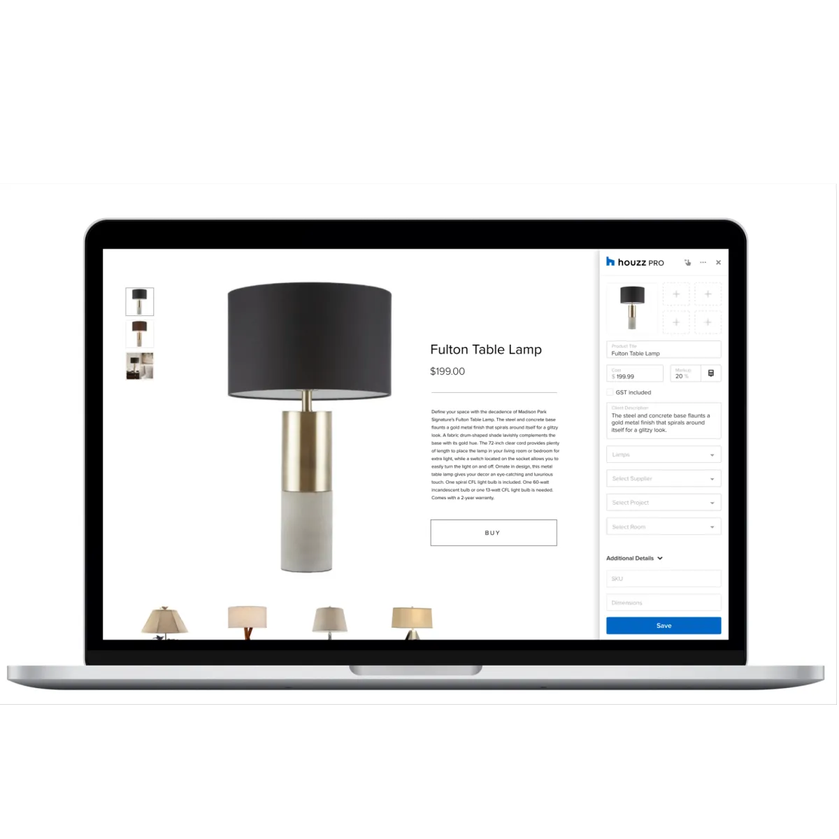 Houzz Pro Product Clipper