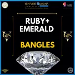 Ruby + Emerald Bangles