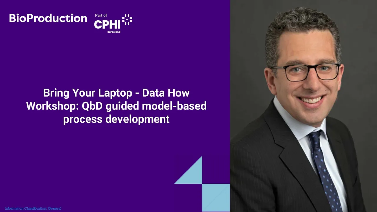 Bring Your Laptop - Data How Workshop: QbD guided model-based process development