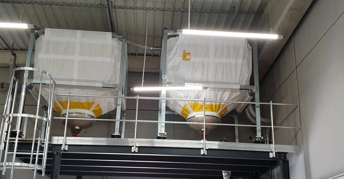 Silo de stockage toile