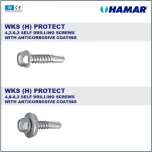 HAMAR® WKS Self-drilling, tapping screws for fixing onto various substrates