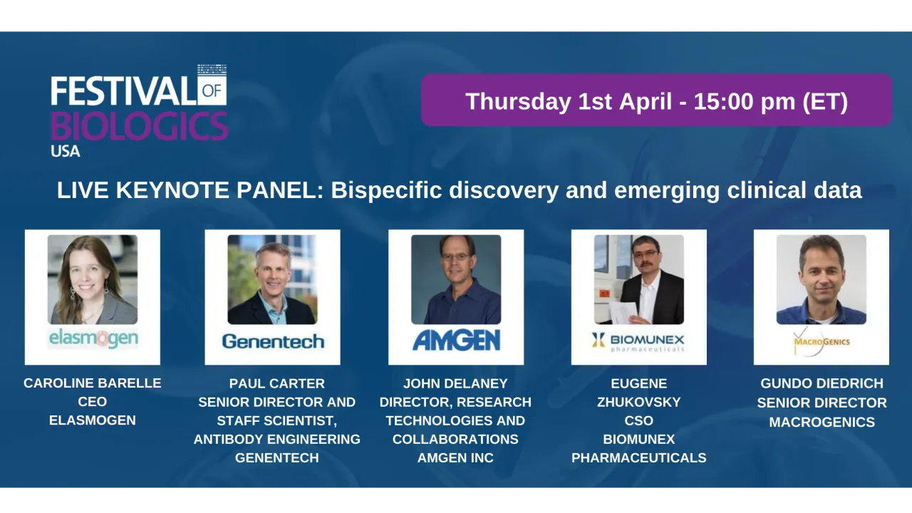 LIVE Keynote panel discussion: Bispecific discovery and emerging clinical data
