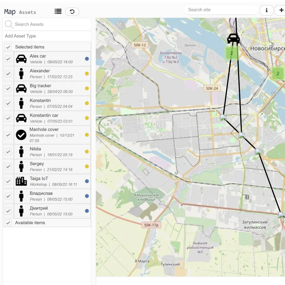 Assets and Personnel Tracking (outdoor and indoor)