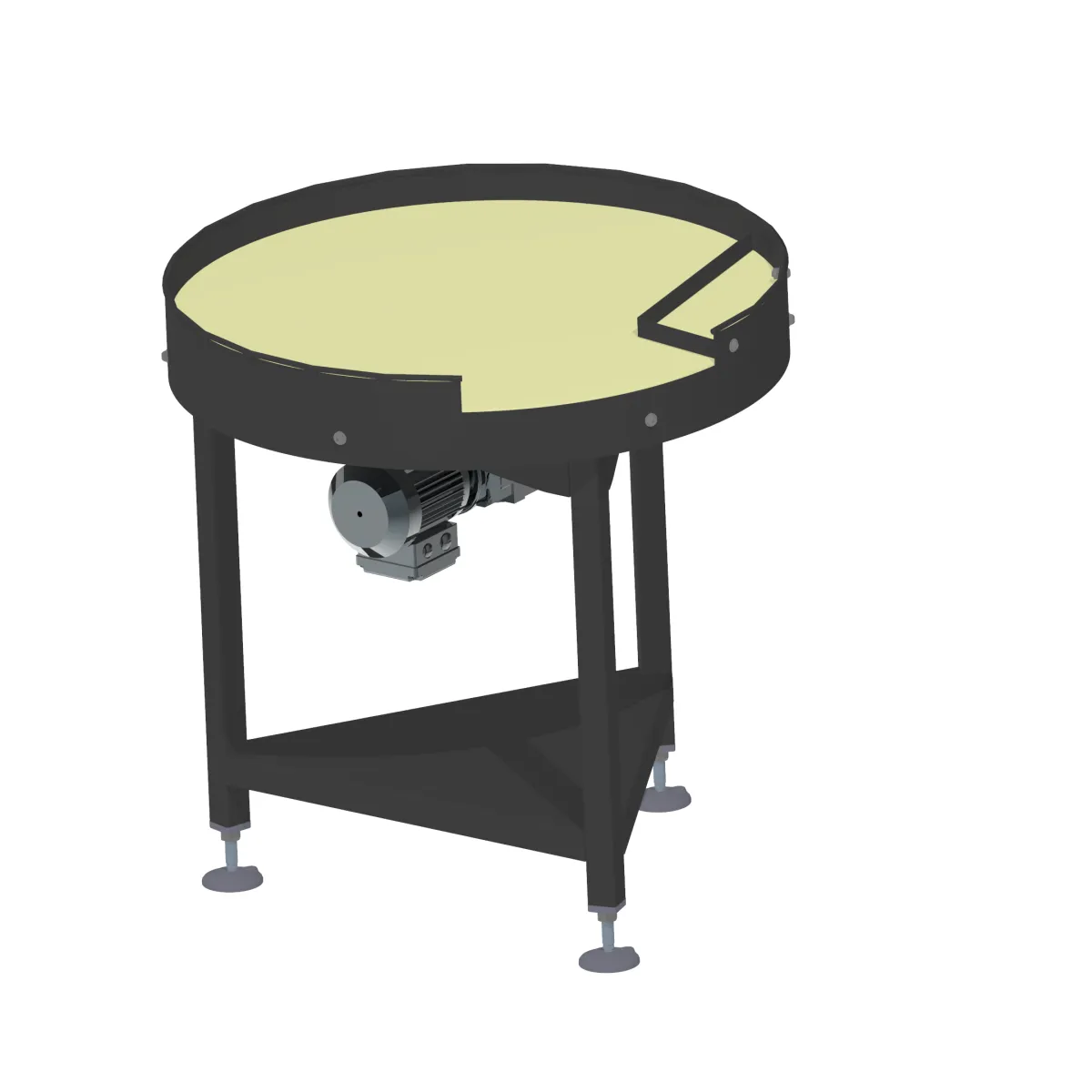 Accumulating turntable