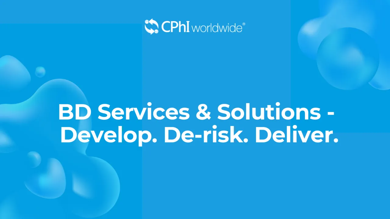 BD Services & Solutions - Develop. De-risk. Deliver.