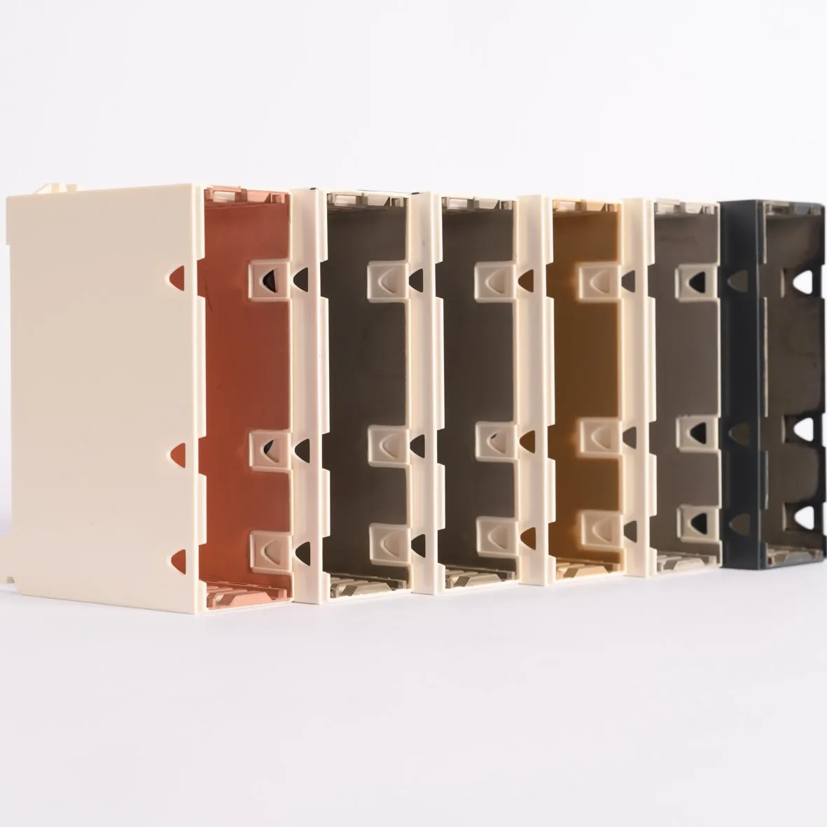 Metallization on plastics for EMI shielding.