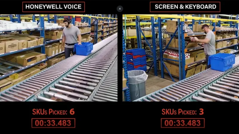 Honeywell Voice 10 Pick Challenge - Comparison to Tote