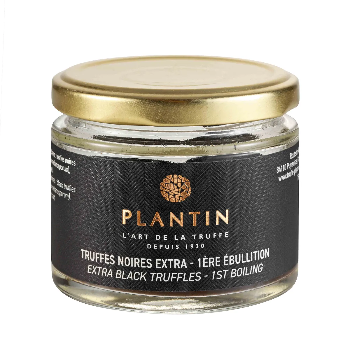 Truffes noires brossées extra - 1ère ébullition - 52,5g