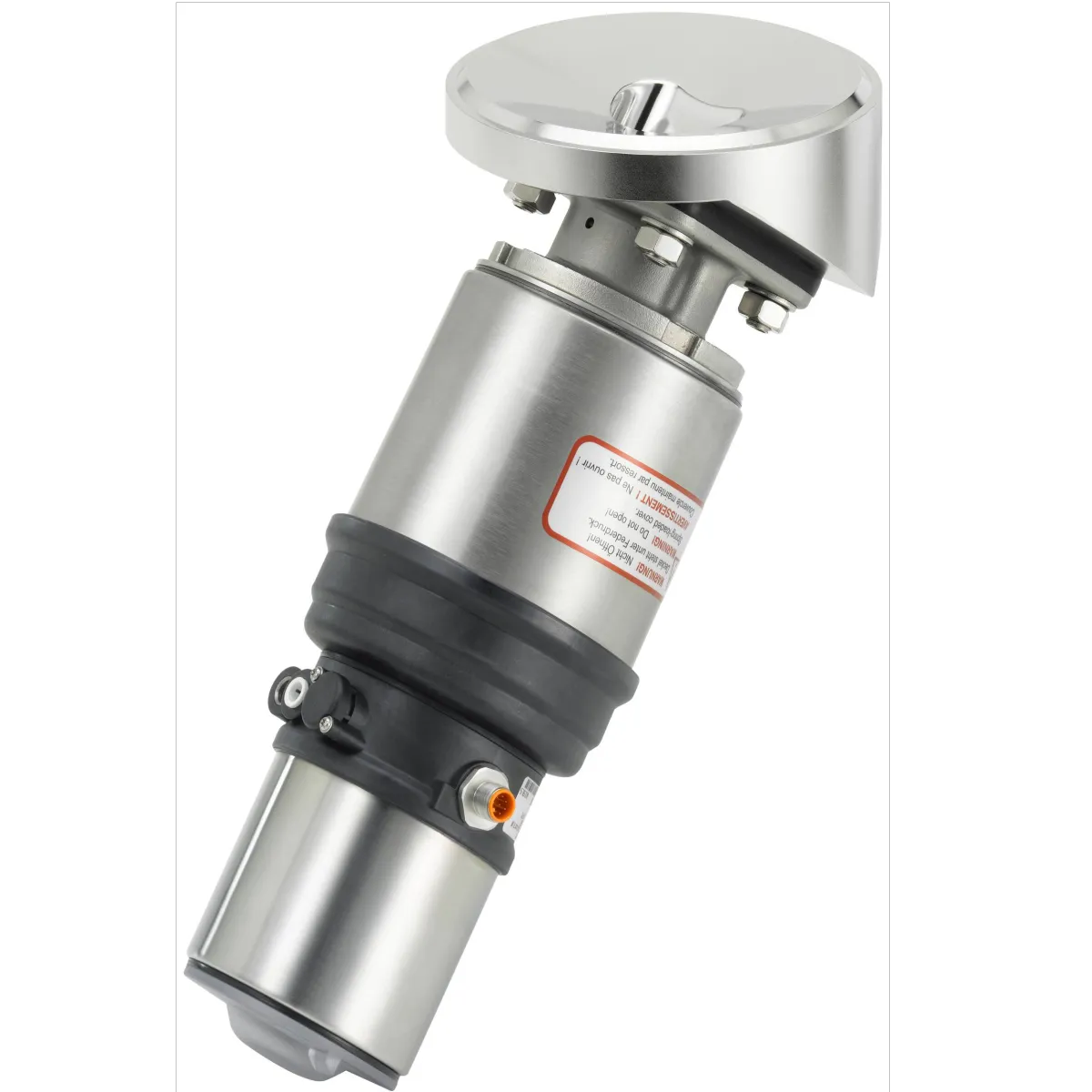 Type 2105 - Tank bottom diaphragm valve with pneumatic actuator in stainless steel (Type ELEMENT) for decentralised automation