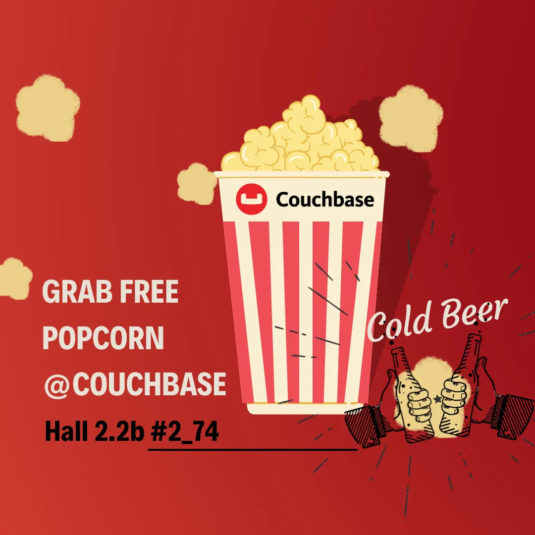 Free Fresh Popcorn and Cold Beer Chats @Couchbase