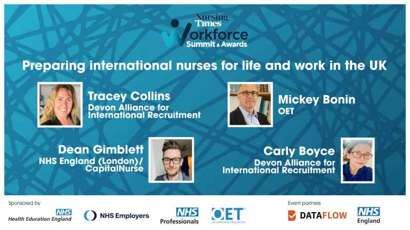 Preparing international nurses for life and work in the UK