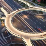 Fußgängerbrücke, Rzeszów, Polen