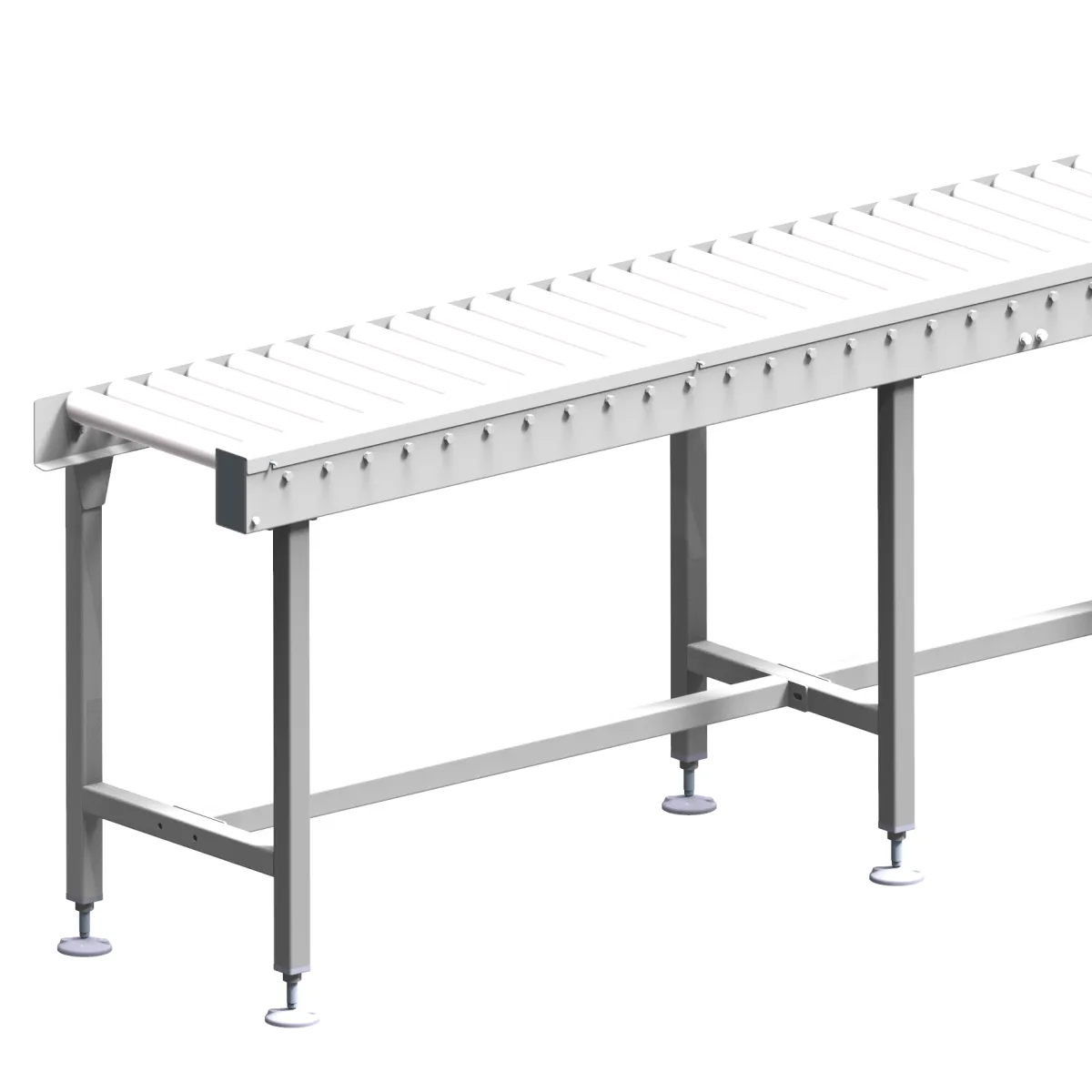 Straight driven-roller conveyor