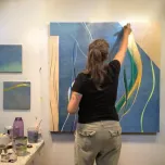 Unprimed Basswood Oversized Painting Panels: Sizes 12"x48" up to 48"x72"