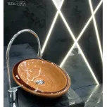 Szkilnik Design Luxury wooden washbasin model Lagoon