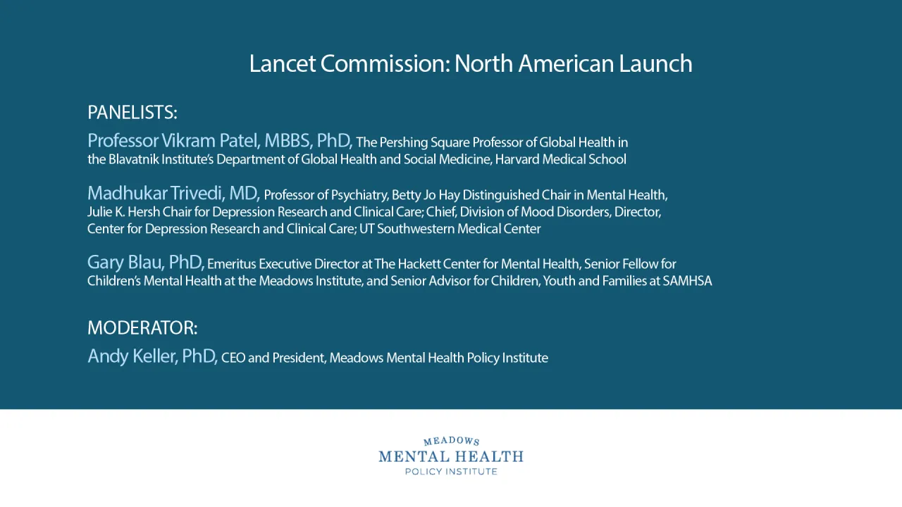 Lancet Commission: North American Launch Panel
