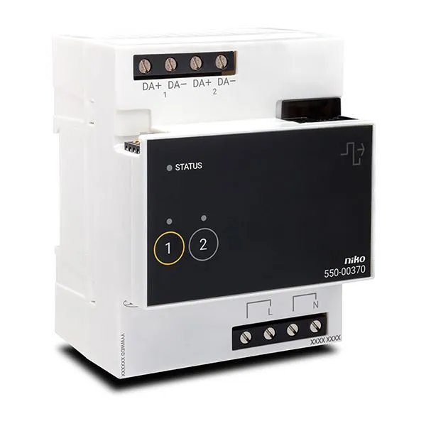 DALI-2 interface voor Niko Home Control DIN-rail module