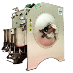 Open pocket rotary machine for dyeing, washing and centrifuge of garments, hosiery and seamless mod. ARC