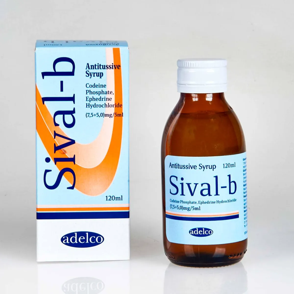 Sival-b Cough syrup with codeine and ephedrine