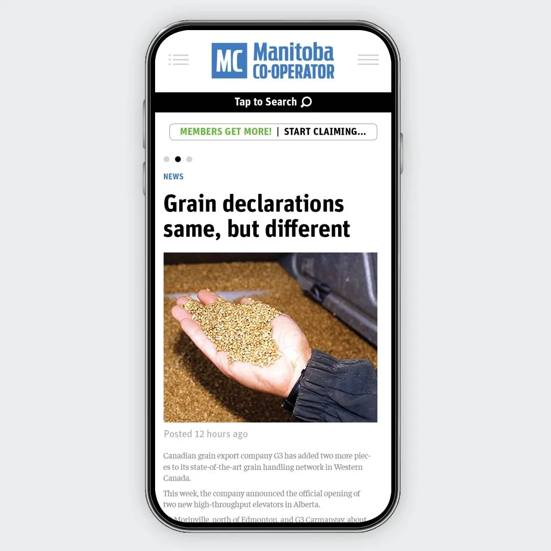 For Manitoba Farmers - FREE eNews
