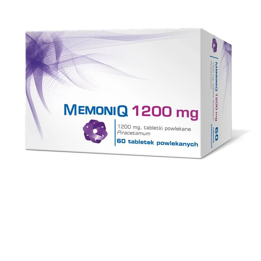 MemoniQ (Piracetamum) 1200 mg, coated tablets