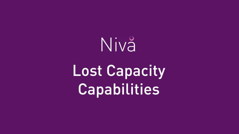Niva – Lost Capacity Capabilities
