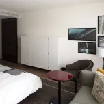 Porro' s aesthetical and technical quality for the rooms of Roomers Hotel, Baden-Baden