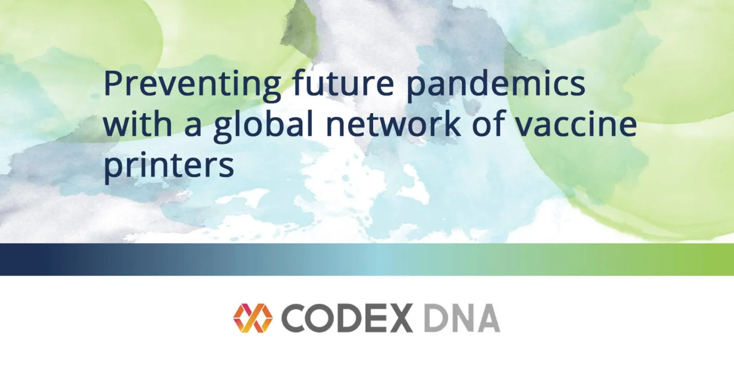 Preventing future pandemics with a global network of vaccine printers