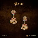 Precious Gem Stones Jhumkis