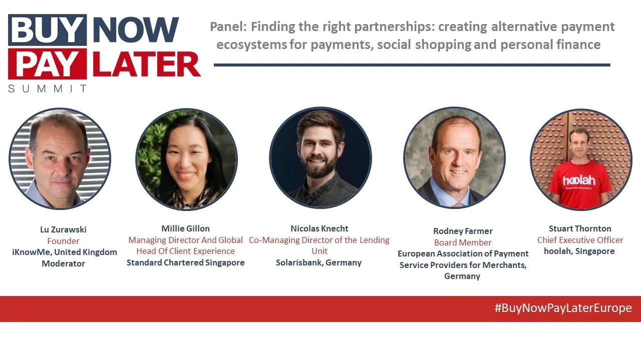 Panel: Finding the right partnerships: creating alternative payment ecosystems for payments, social shopping and personal finance