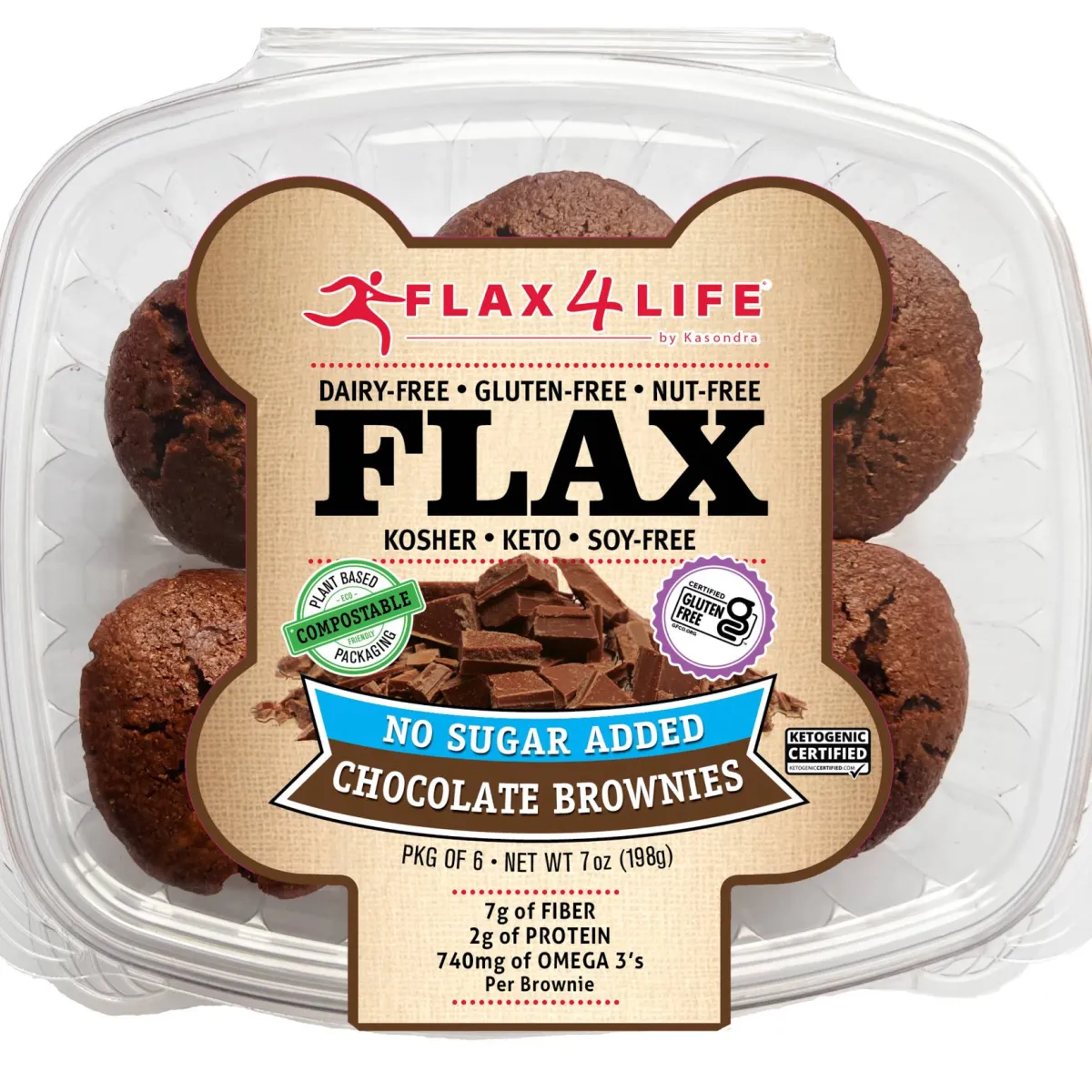 No Sugar Added Chocolate Brownies