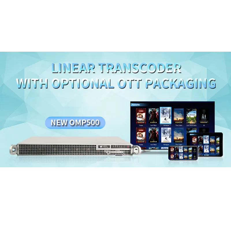 New Linear Transcoder with Optional OTT Packaging