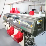 MÁQUINA RECTILÍNEA KAUO HENG CUELLO SEMI-JACQUARD, SISTEMA DOBLE KH-323DJ