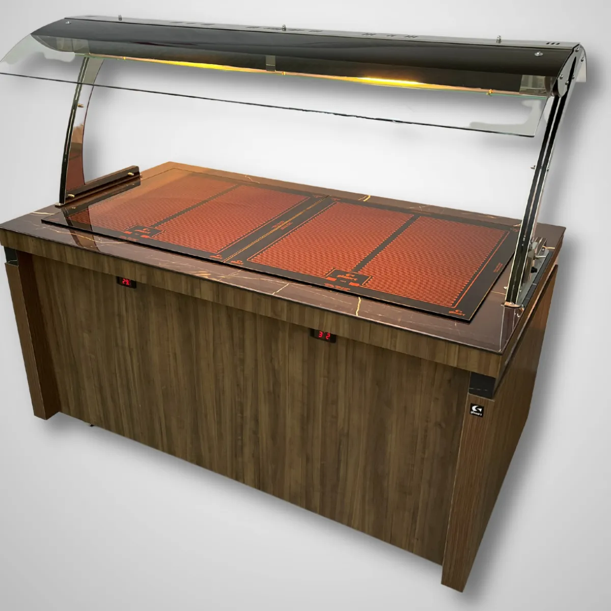 Balcão de Porcelanato (aquecido e refrigerado)