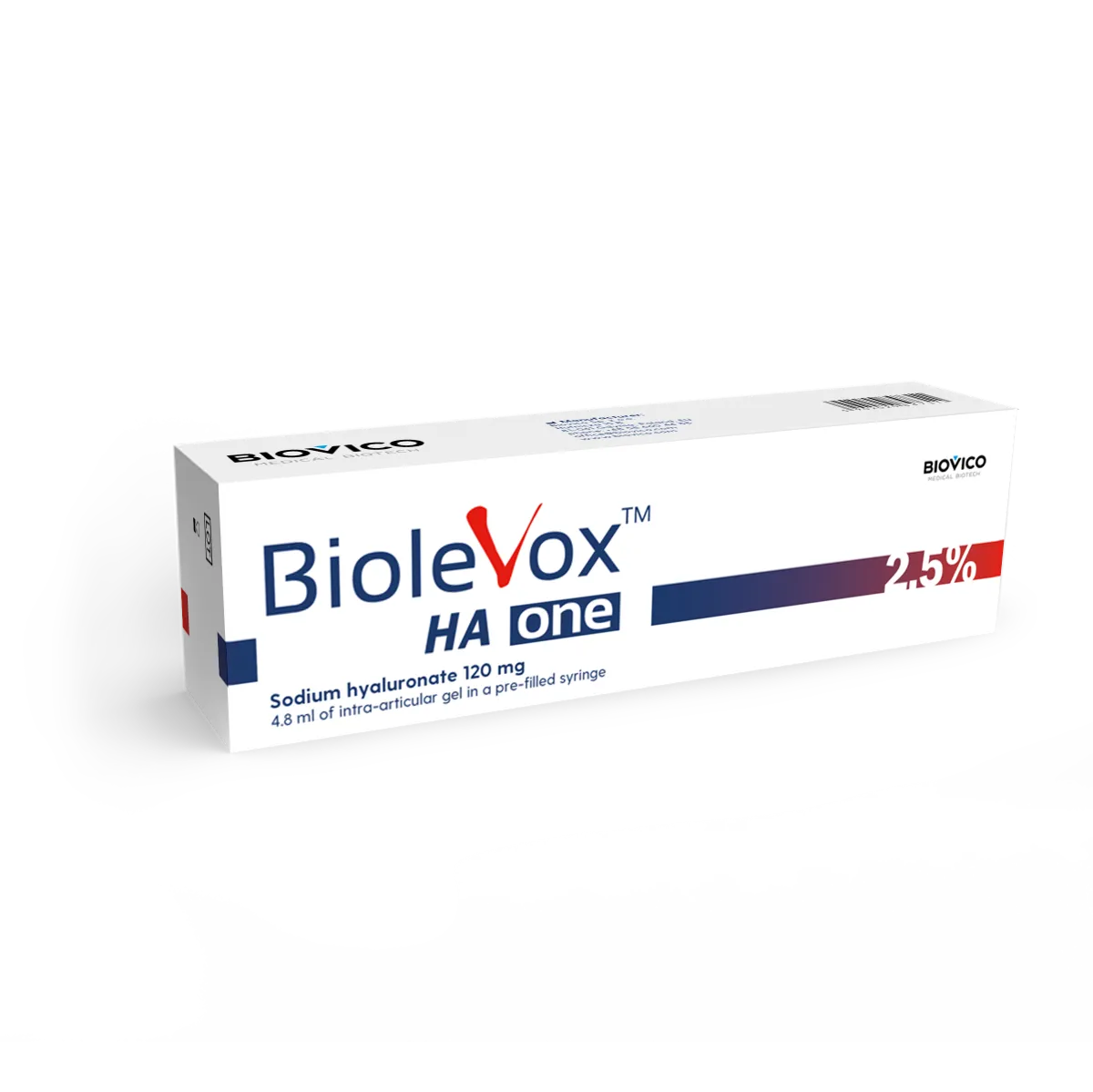 Biolevox(TM) HA intraarticular injections