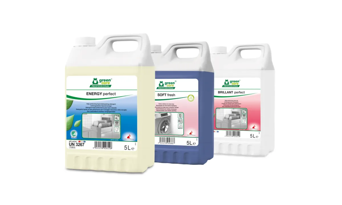 Bidon de détergents professionnels 100% plastique recyclé