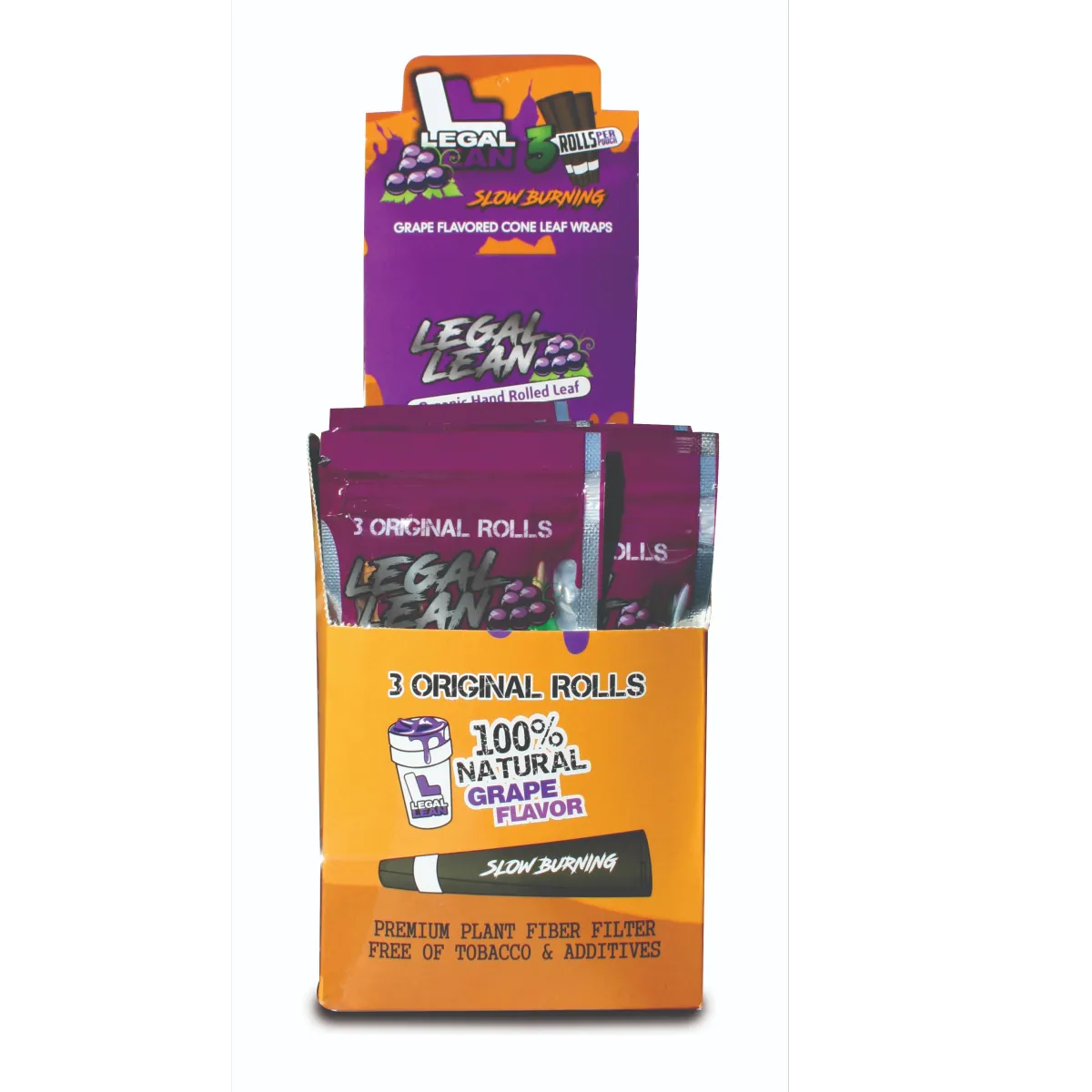 Legal Lean Natural Cone Leaf Wraps (No Tobacco) Distribution Deal