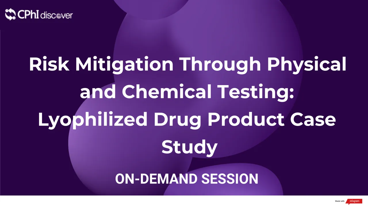 Risk Mitigation Through Physical and Chemical Testing: Lyophilized Drug Product Case Study