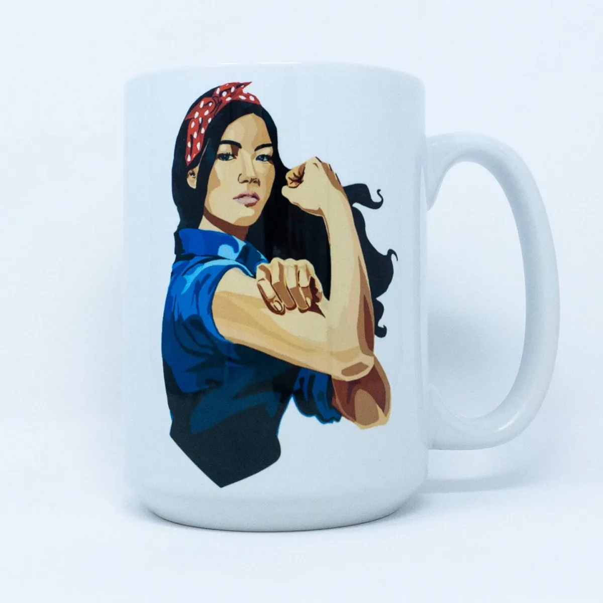 15 oz Strong Asian Woman Mug