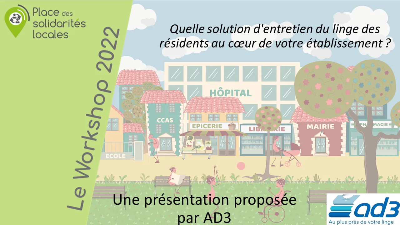 Quelle solution d'entretien du linge des résidents au cœur de votre établissement ?