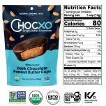 Chocxo Dark Chocolate Peanut Butter Cups - 70% Cacao