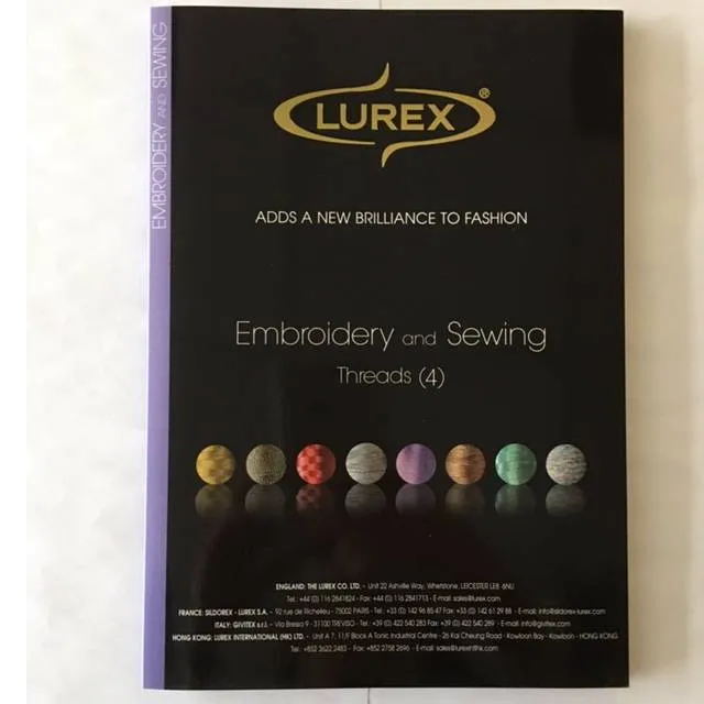 LUREX® METALLIC & SPECIAL EFFECT EMBROIDERY & SEWING THREADS