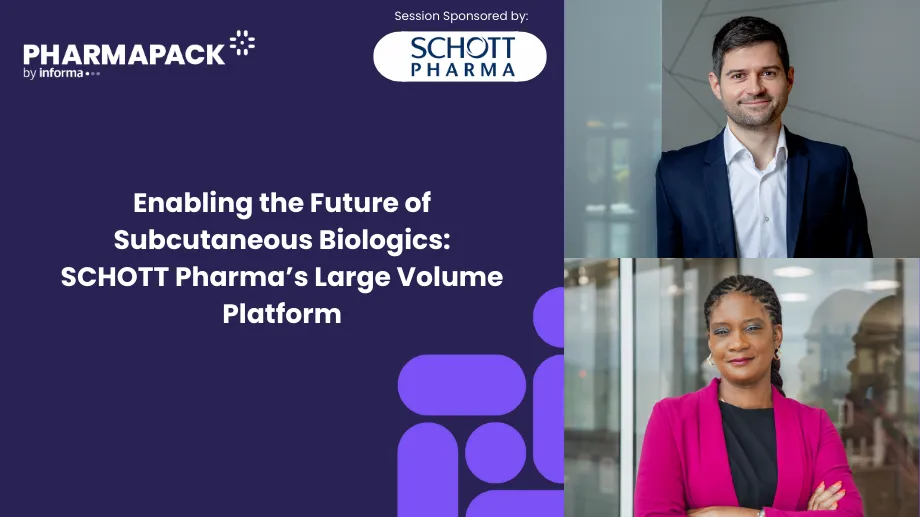 Enabling the Future of Subcutaneous Biologics: SCHOTT Pharma’s Large Volume Platform