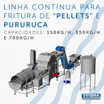 LINHA CONTÍNUA PARA A FRITURA DE PELLETS